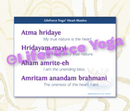 LifeForce Yoga Heart Mantra